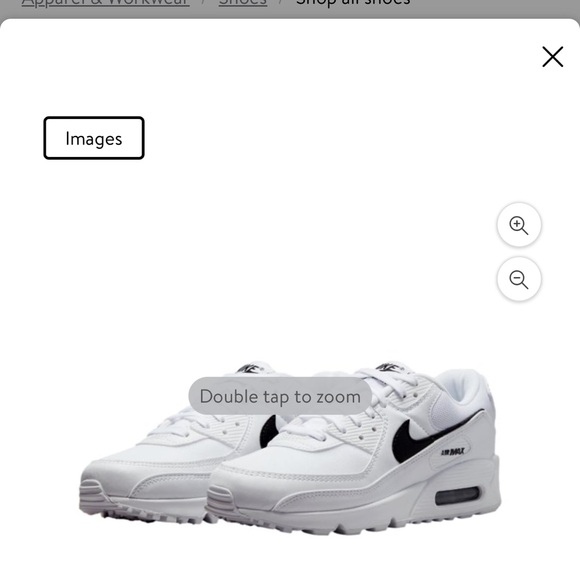 Women's White Sneakers Nikes size 8 1/2 - Picture 4 of 10